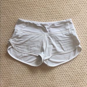 White Lululemon Shorts